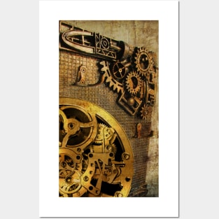 Steampunk. Mechanisms Posters and Art